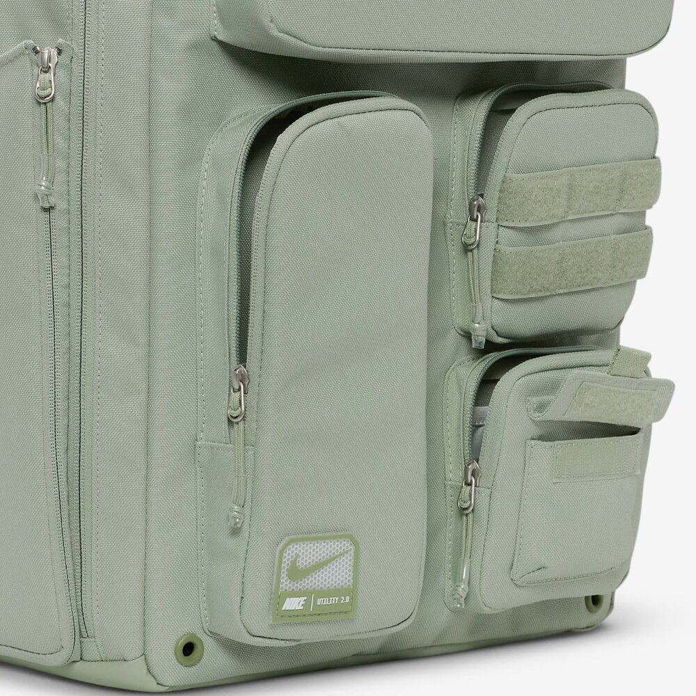 Nike Utility Elite Backpack. Jade Horizon/Oil Green (37L) FN4173-370 - Picture 6 of 13